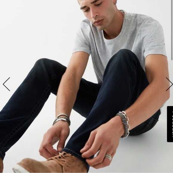 True Religion Rocco Relaxed Skinny Jeans 31 x 34” - Picture 4 of 14